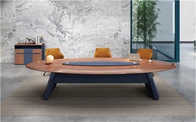 Väike ovaalne koosolekulaud